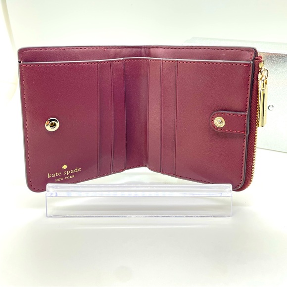 NIB Kate Spade ♠️ Glitter Compact Wallet in Deep Nova - Picture 5 of 9